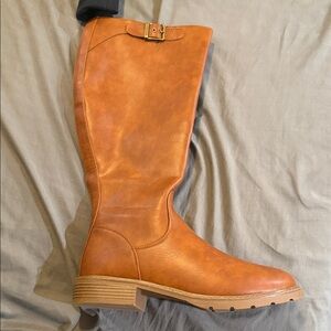 Time and Tru Tan Over the Knee Boots